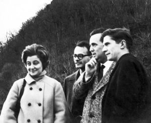 ilvio and other focolarinos with Chiara Lubich during her 1964 visit to the United States